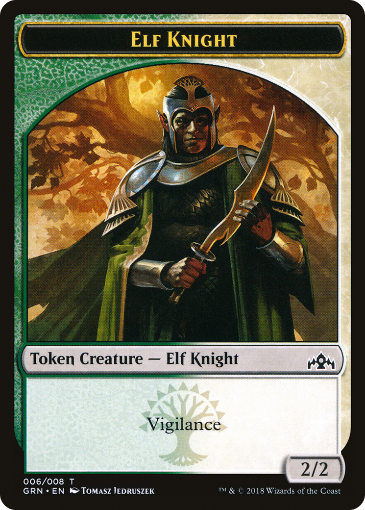 Elf Knight (GRN-006) - Guilds of Ravnica Tokens