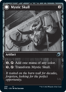 Mystic Skull // Mystic Monstrosity (DBL-256) - Innistrad: Double Feature: (Double Faced Transform) Foil