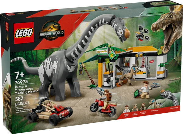 LEGO: Jurassic World - Raptor & Titanosaurus Tracking Mission 76973