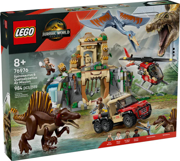 LEGO: Jurassic World - Spinosaurus & Quetzalcoatlus Air Mission 76976