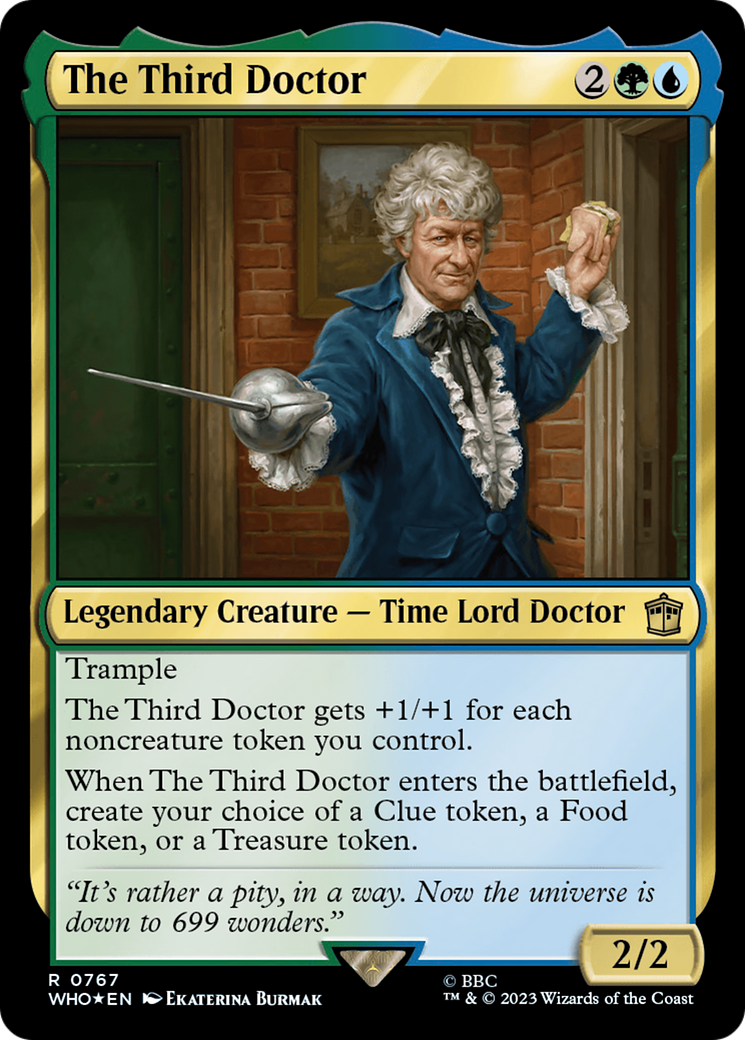 The Third Doctor (WHO-767) - Doctor Who Foil