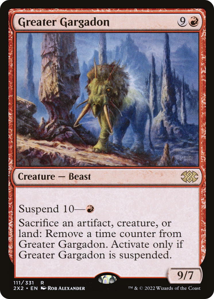 Greater Gargadon (2X2-111) - Double Masters 2022