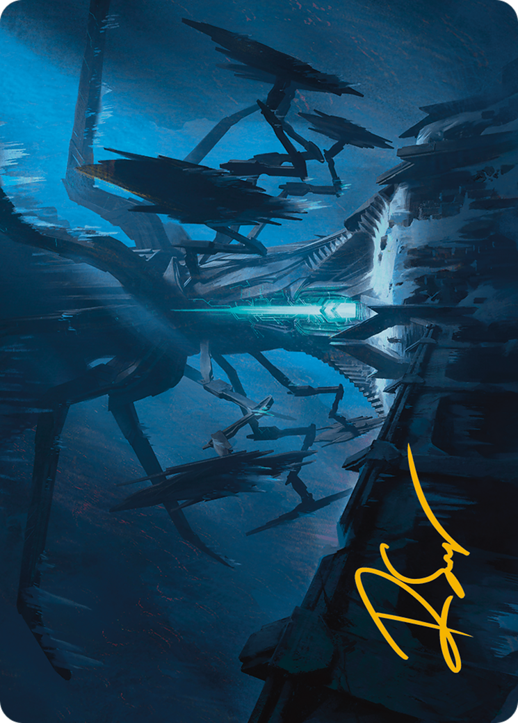 Yggdrasil, Rebirth Engine Art Card (Gold-Stamped Signature) (ASACR-010) - Assassin's Creed Art Series (Borderless) Foil