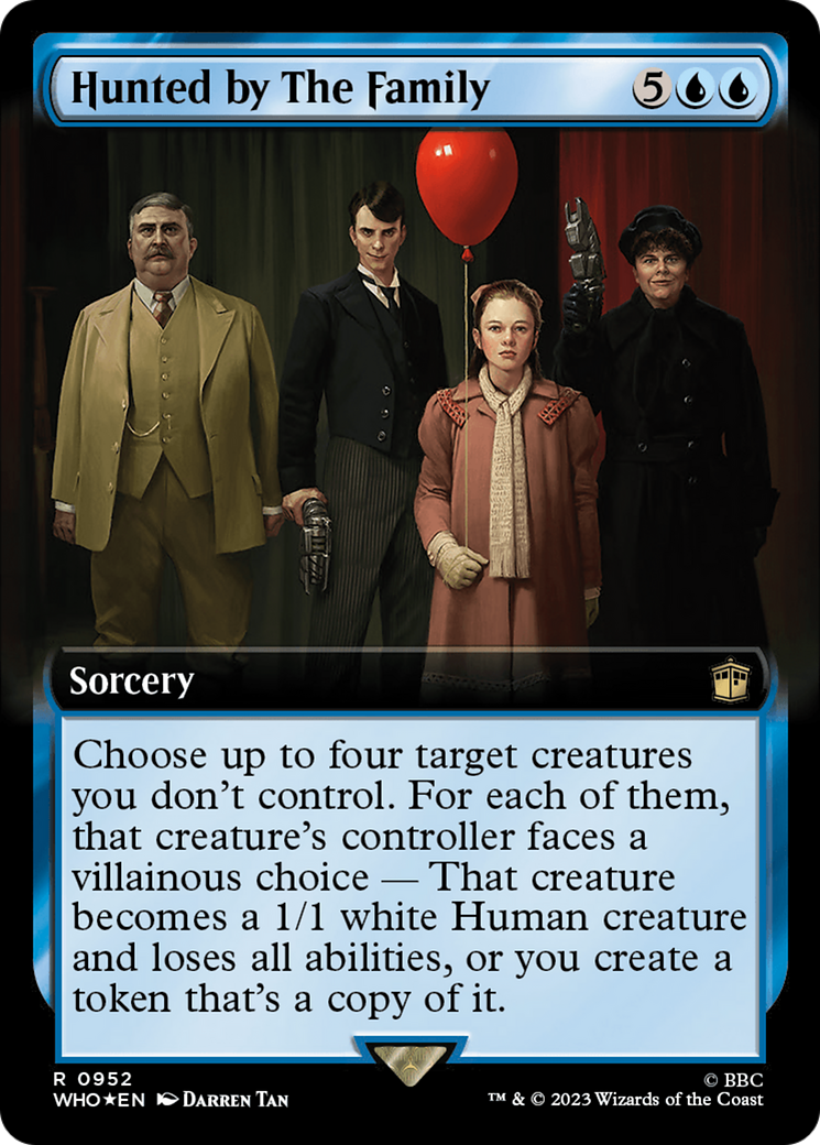 Hunted by The Family (WHO-952) - Doctor Who: (Extended Art) Foil