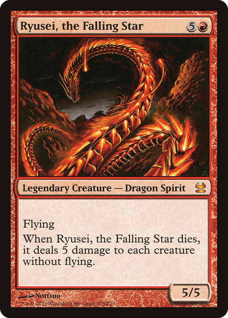 Ryusei, the Falling Star (MMA-128) - Modern Masters Foil