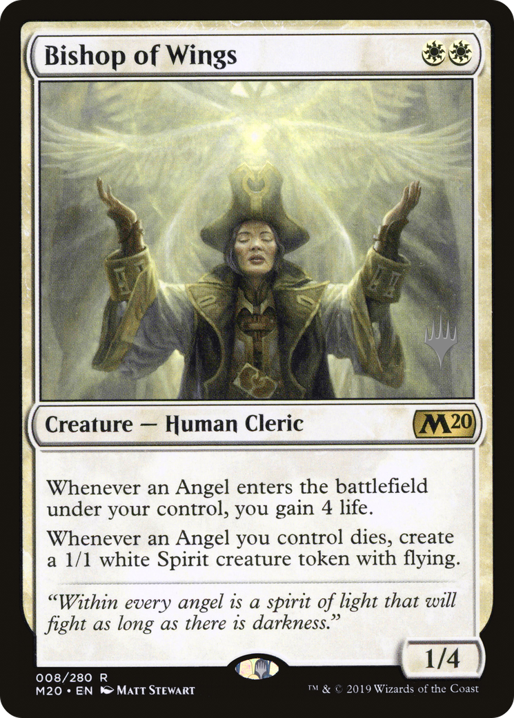 Bishop of Wings (PPM20-08P) - Core Set 2020 Promos