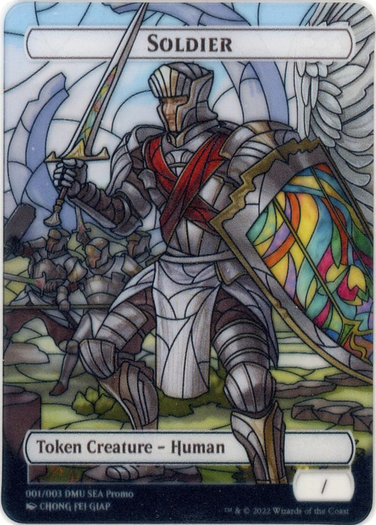 Soldier (DMU-001/003) - Dominaria United Southeast Asia Tokens: (Full Art)