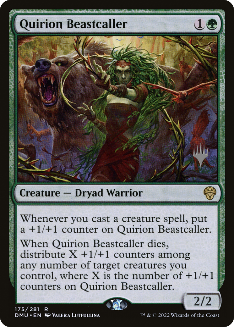 Quirion Beastcaller (PPDMU-175P) - Dominaria United Promos