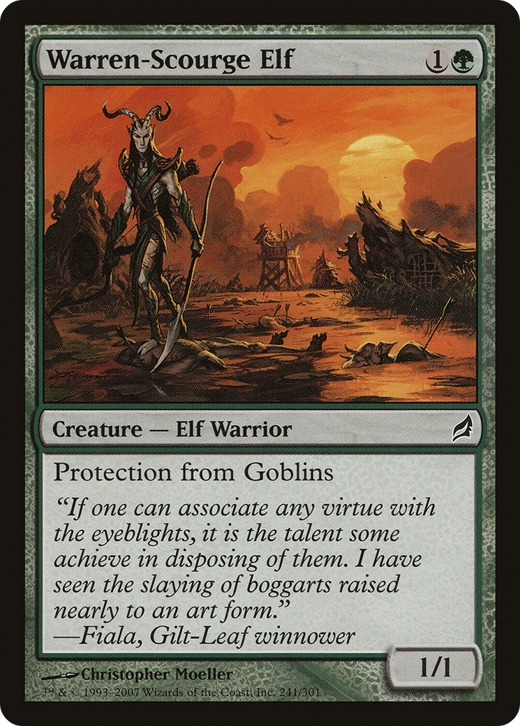 Warren-Scourge Elf (LRW-241) - Lorwyn Foil