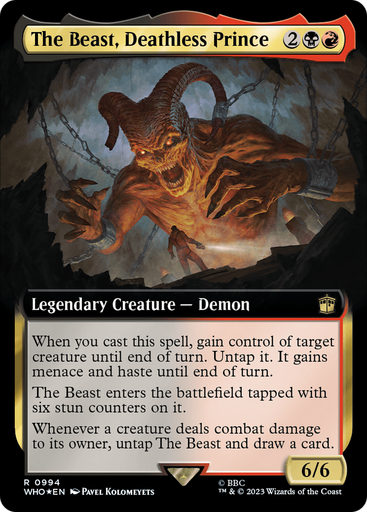 The Beast, Deathless Prince (WHO-994) - Doctor Who: (Extended Art) Foil