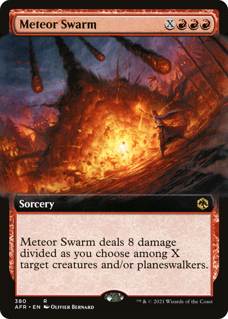 Meteor Swarm (AFR-380) - Adventures in the Forgotten Realms: (Extended Art) Foil