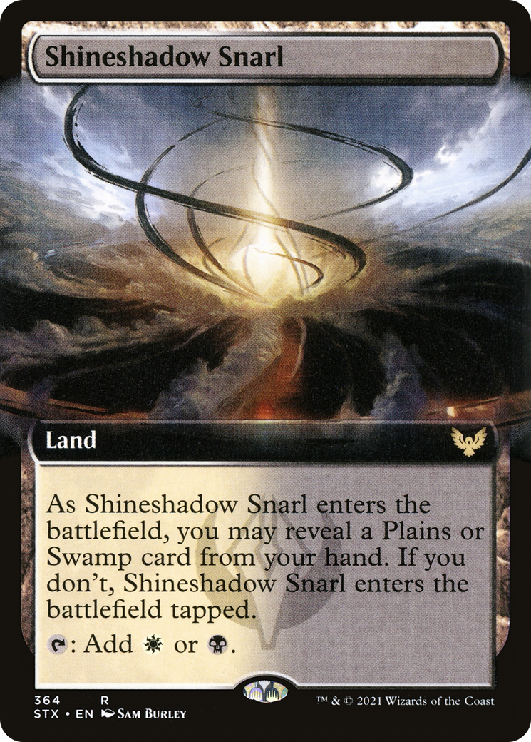 Shineshadow Snarl (STX-364) - Strixhaven: School of Mages: (Extended Art)