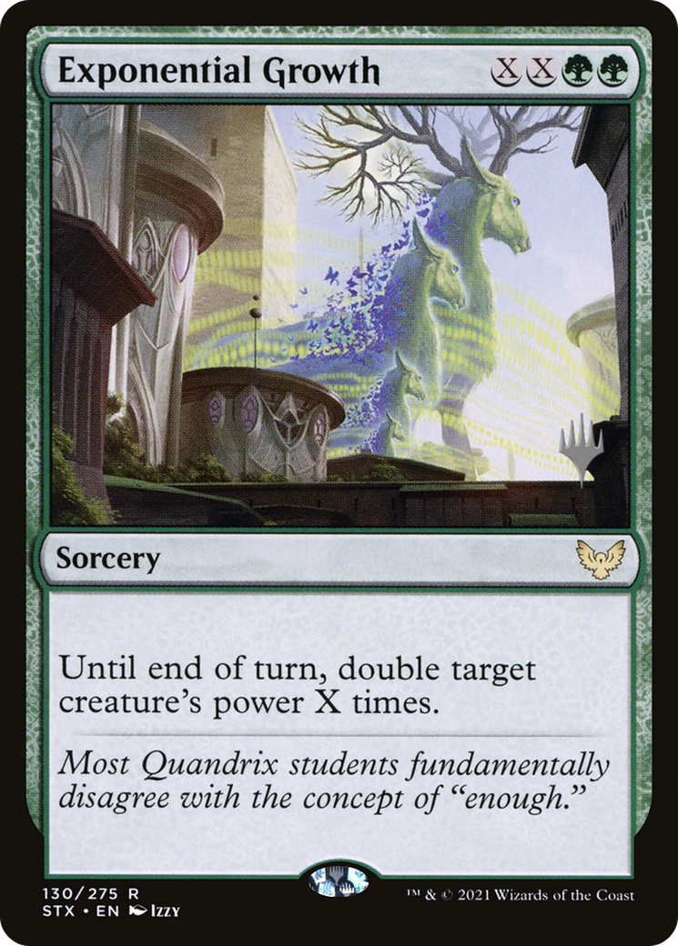 Exponential Growth (PPSTX-130P) - Strixhaven: School of Mages Promos Foil