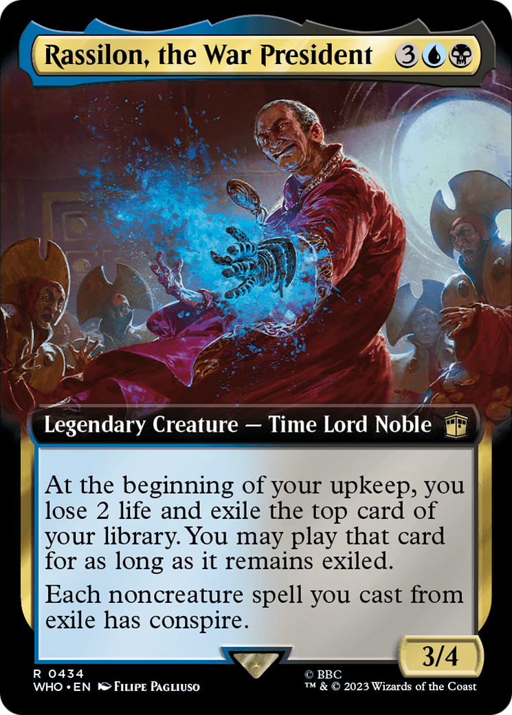 Rassilon, the War President (WHO-434) - Doctor Who: (Extended Art) Foil