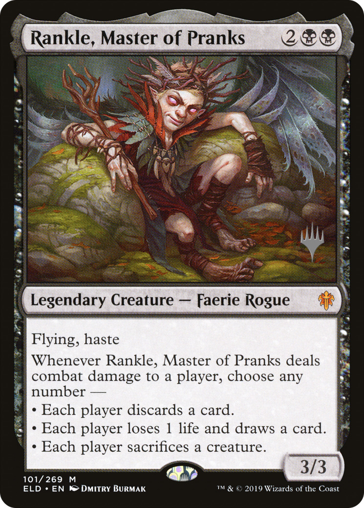 Rankle, Master of Pranks (PPELD-101P) - Throne of Eldraine Promos Foil