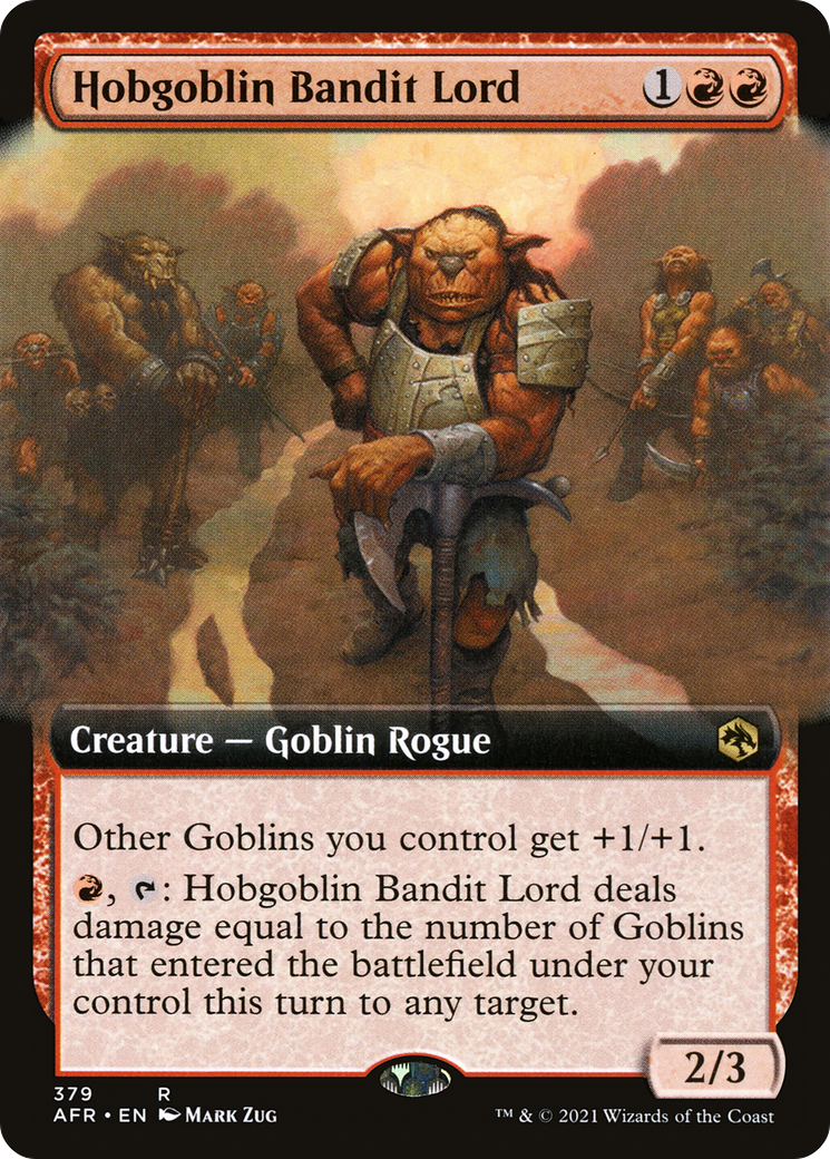 Hobgoblin Bandit Lord (AFR-379) - Adventures in the Forgotten Realms: (Extended Art)