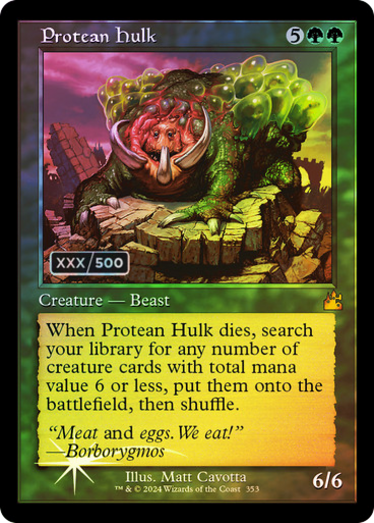 Protean Hulk (RVR-353) - Ravnica Remastered Foil