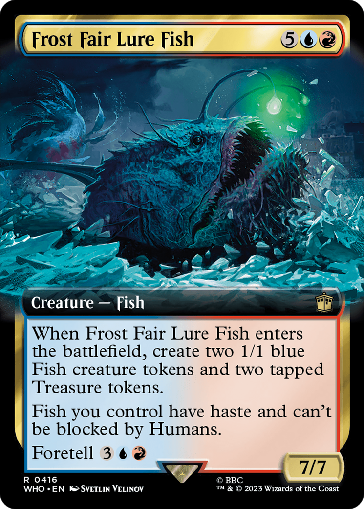 Frost Fair Lure Fish (WHO-416) - Doctor Who: (Extended Art) Foil