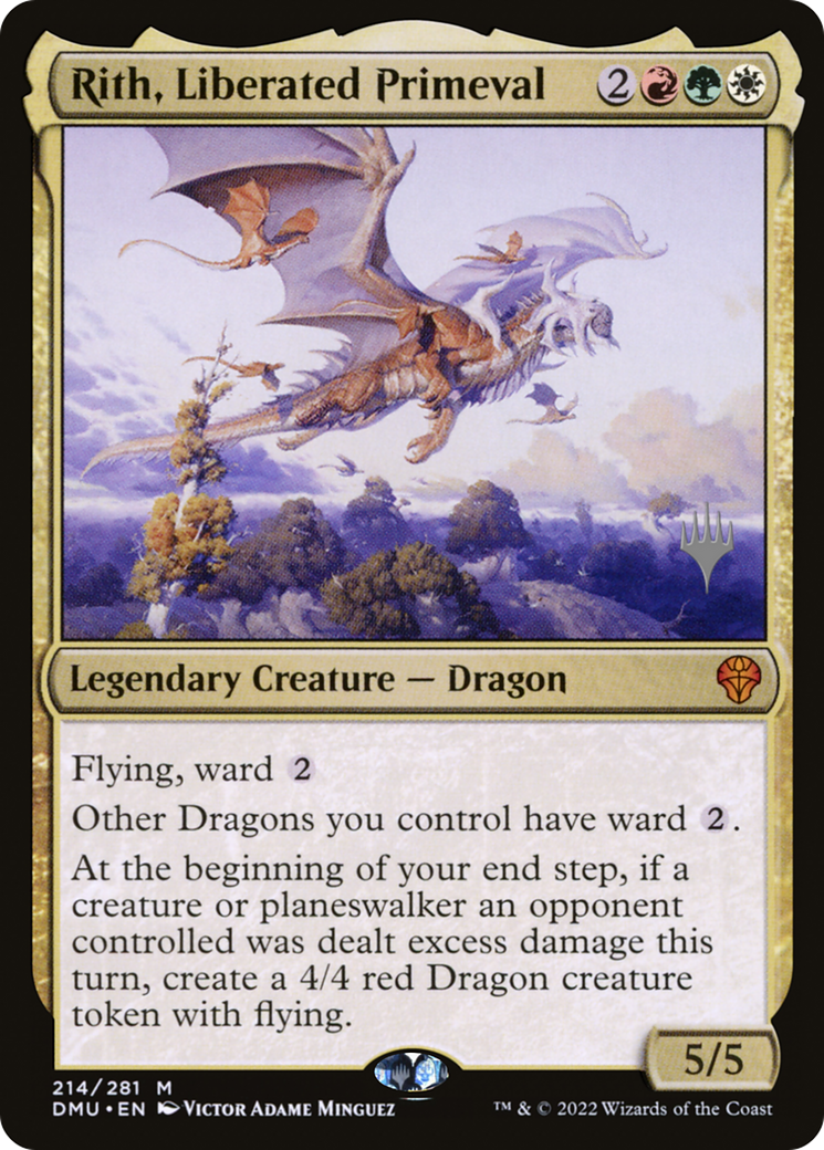 Rith, Liberated Primeval (PPDMU-214P) - Dominaria United Promos