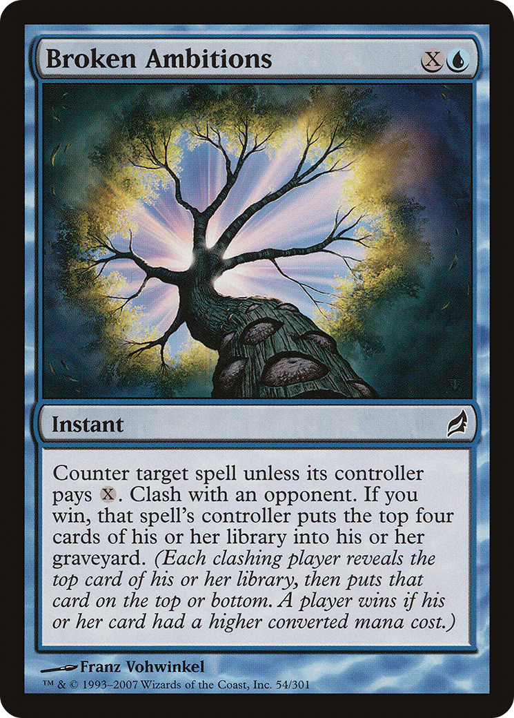 Broken Ambitions (LRW-054) - Lorwyn Foil