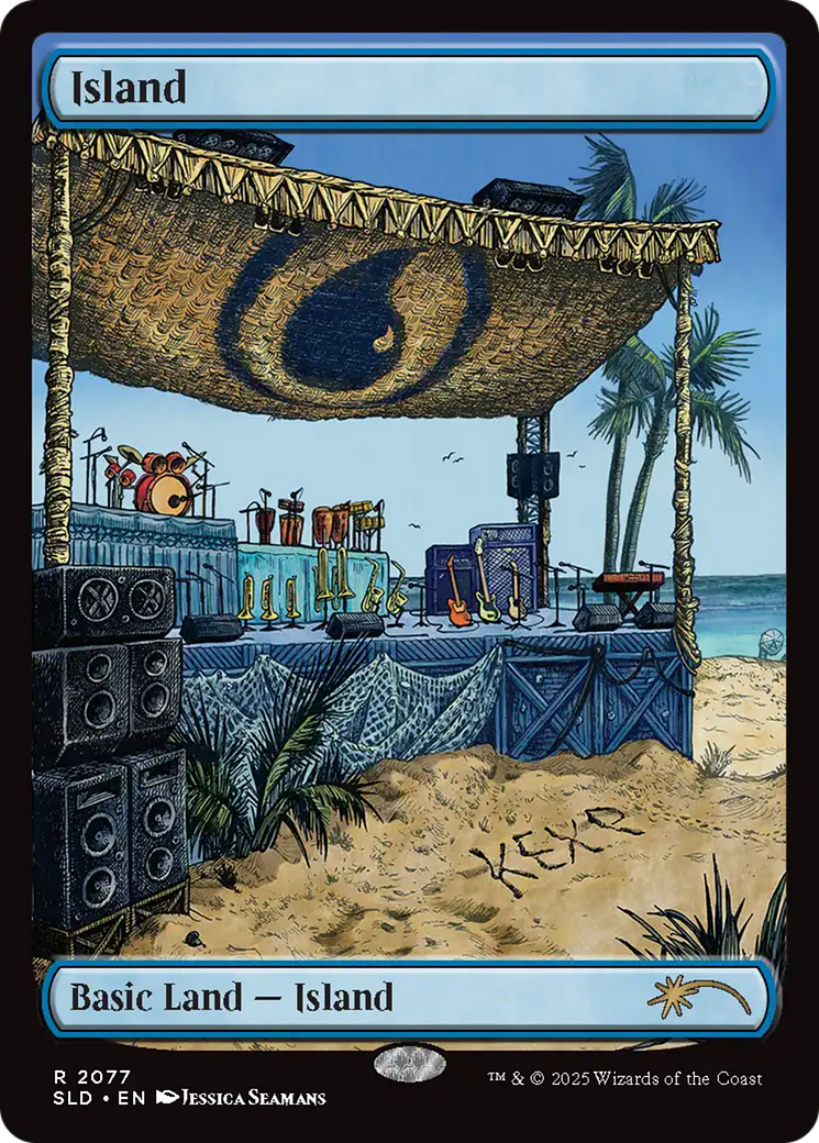 Island (SLD-2077) - Secret Lair Drop (Borderless)