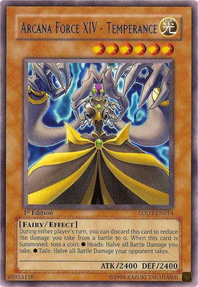 Arcana Force XIV - Temperance (LODT-EN014) - Light of Destruction 1st Edition