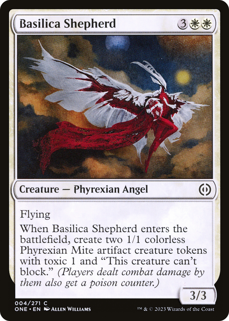 Basilica Shepherd (ONE-004) - Phyrexia: All Will Be One Foil