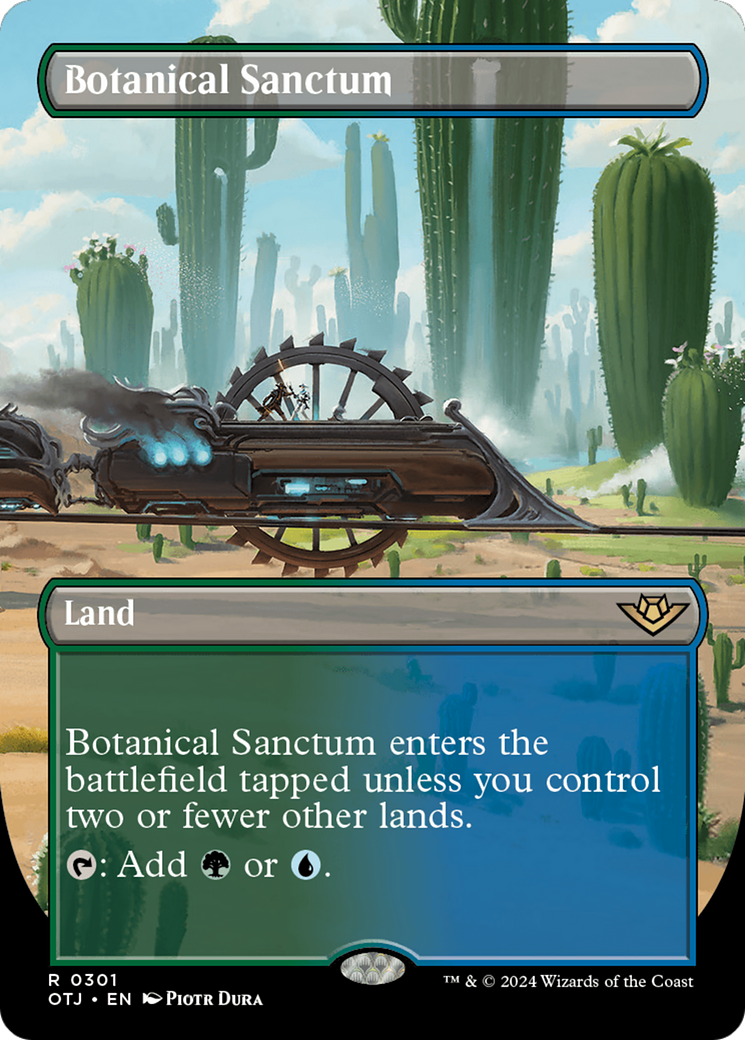 Botanical Sanctum (OTJ-301) - Outlaws of Thunder Junction (Borderless)