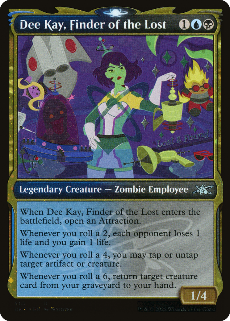 Dee Kay, Finder of the Lost (UNF-510) - Unfinity: (Showcase) Foil
