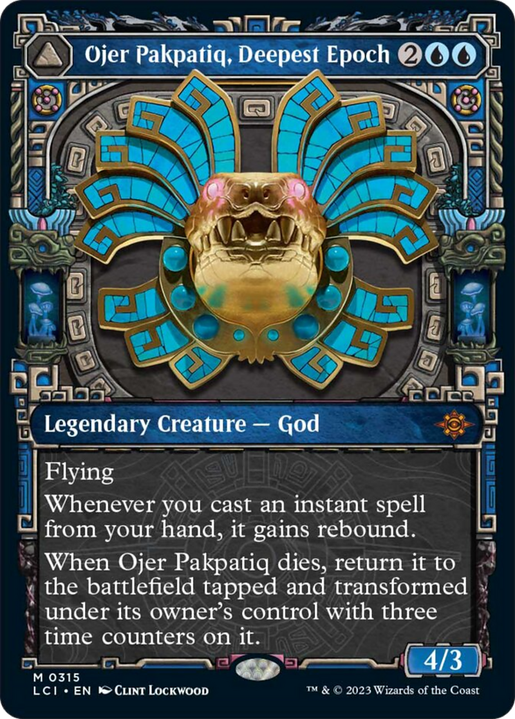 Ojer Pakpatiq, Deepest Epoch // Temple of Cyclical Time (LCI-315) - The Lost Caverns of Ixalan: (Showcase)