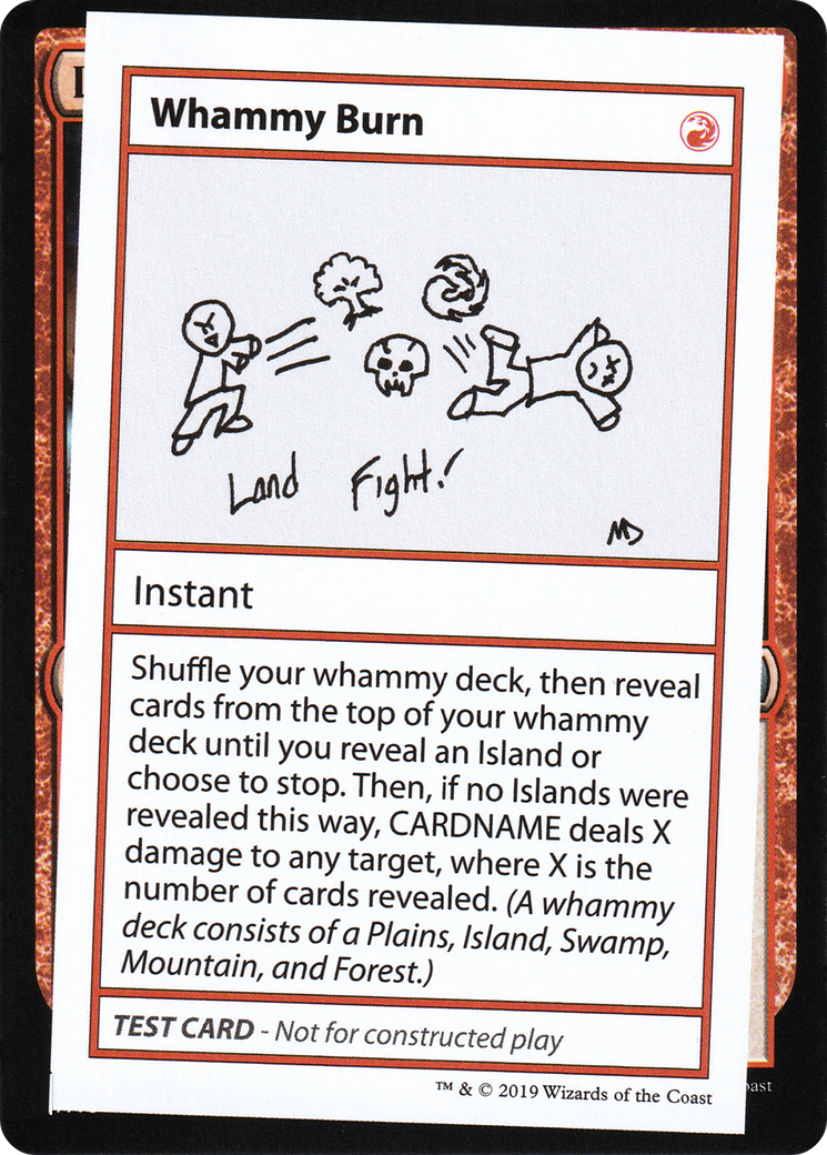 Whammy Burn (CMB1-070) - Mystery Booster Playtest Cards 2021