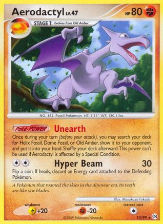 Aerodactyl 013/99 - Arceus Reverse Holofoil