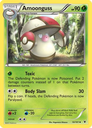 Amoonguss 010/101 - Noble Victories Reverse Holofoil