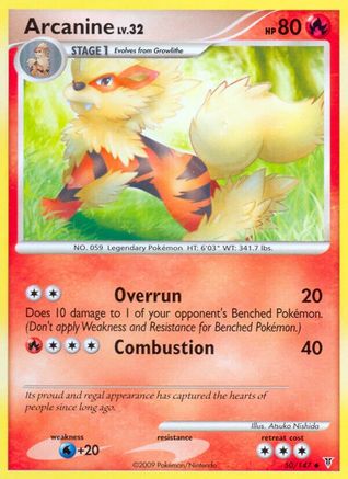 Arcanine 050/147 - Supreme Victors Reverse Holofoil