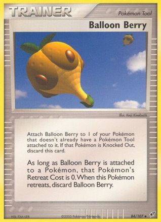 Balloon Berry 084/107 - Deoxys Reverse Holofoil