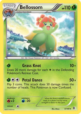 Bellossom 004/149 - Boundaries Crossed Reverse Holofoil