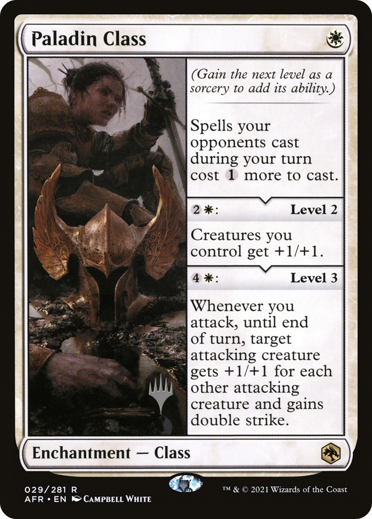 Paladin Class (PPAFR-29P) - Adventures in the Forgotten Realms Promos Foil