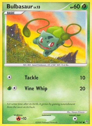 Bulbasaur 093/147 - Supreme Victors Reverse Holofoil