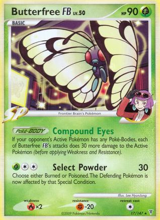Butterfree FB 017/147 - Supreme Victors Reverse Holofoil