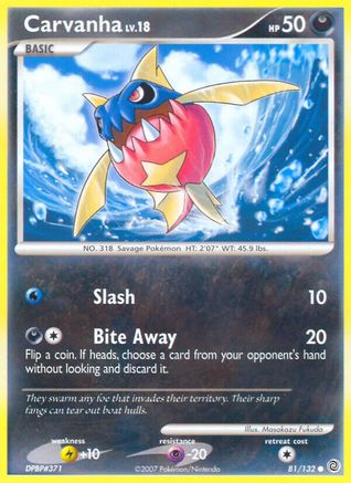 Carvanha 081/132 - Secret Wonders Reverse Holofoil