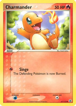 Charmander 057/112 - FireRed & LeafGreen Reverse Holofoil
