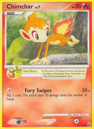 Chimchar 057/100 - Majestic Dawn