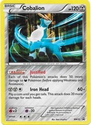 Cobalion BW72 - Black and White Promos - Holofoil