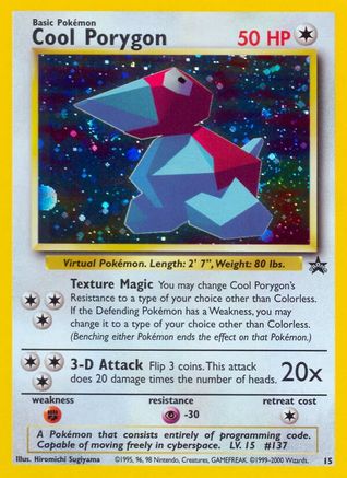 Cool Porygon 015/53 - WoTC Promo Holofoil