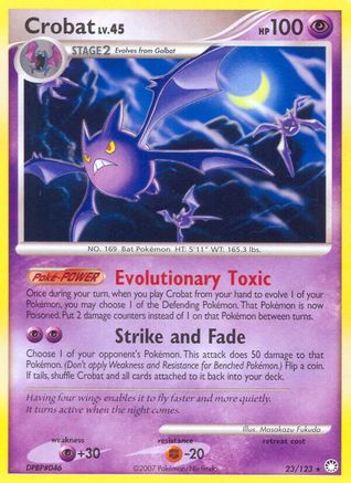 Crobat 023/123 - Mysterious Treasures Reverse Holofoil