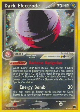 Dark Electrode 004/109 - Team Rocket Returns Reverse Holofoil