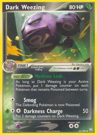 Dark Weezing 042 - Team Rocket Returns - Reverse Holofoil
