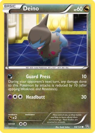 Deino 094/124 - Dragons Exalted Reverse Holofoil