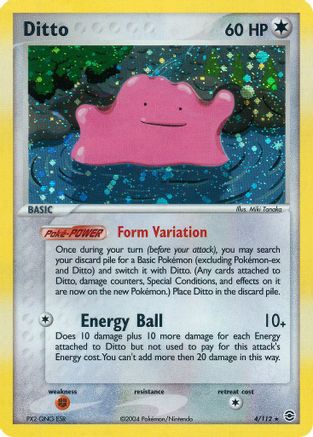 Ditto 004/112 - FireRed & LeafGreen Holofoil