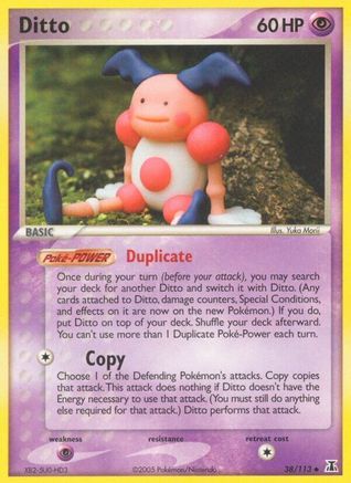 Ditto (Mr. Mime) 038/113 - Delta Species Reverse Holofoil